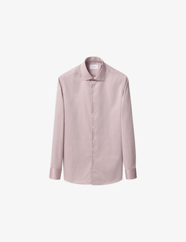 Contemporary-Fit Long-Sleeved Cotton-Twill Shirt
