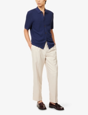 BELIER: Relaxed-Fit Tapered-Leg Woven Trousers