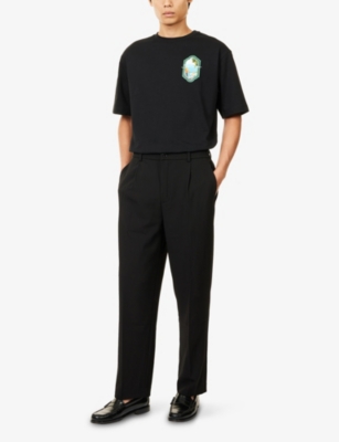 BELIER: Relaxed-Fit Tapered-Leg Woven Trousers