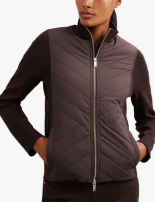 REISS: Hansel Hybrid Shell and Knitted Jacket