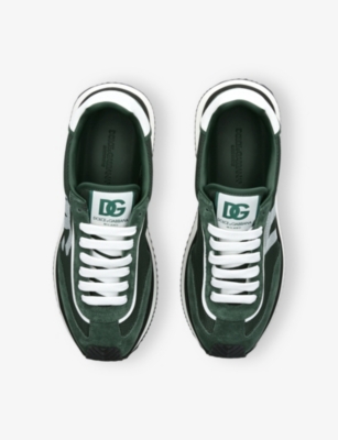 Dolce & Gabbana Dg Cushion Leather Blend Sneaker In Red