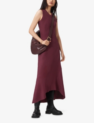 ALLSAINTS: Gia Ribbed Stretch-Cotton Maxi Dress