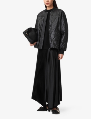 ALLSAINTS: Alii Quilted Shell Bomber Jacket
