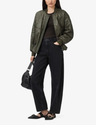 ALLSAINTS: Alii Quilted Shell Bomber Jacket