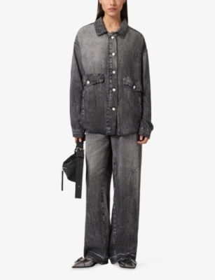 ALLSAINTS: Tyler Wide-Leg Denim Jeans