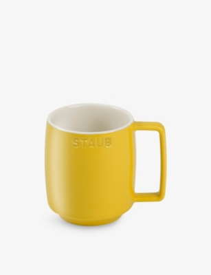 Staub Citron Rounded 350ml Ceramic Mug In Yellow