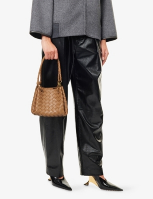 BOTTEGA VENETA: Parachute Mini Leather Shoulder Bag
