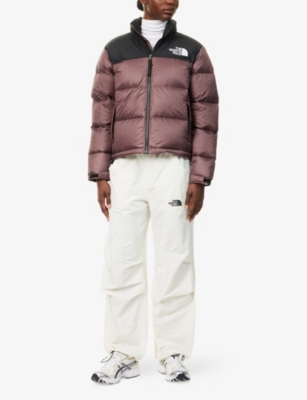The North Face Womens Tawny Quartz Black 1996 Retro Nuptse Nylon-down Jacket In Multi