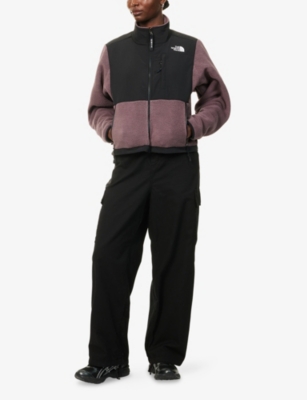 The North Face Womens Tawny Quartz Tnf Black Retro Denali Fleece Jacket In Purple