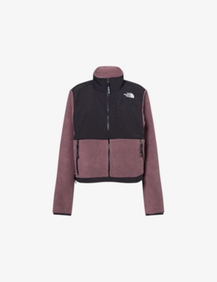 The North Face Womens Tawny Quartz Tnf Black Retro Denali Fleece Jacket In Purple