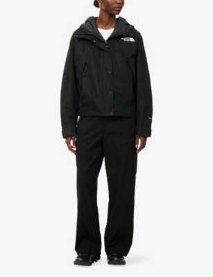 The North Face Womens Tnf Black Dryvent™ Mono Mountain Shell Jacket In Black