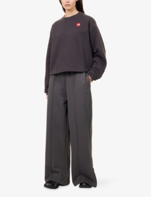 THE NORTH FACE: TNF Cropped Cotton Blend Sweatshirt