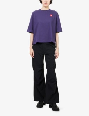 THE NORTH FACE: Cropped Brand-Patch Cotton-Jersey T-Shirt