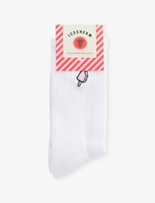 ICECREAM: Popsicle Stretch-Cotton Blend Socks
