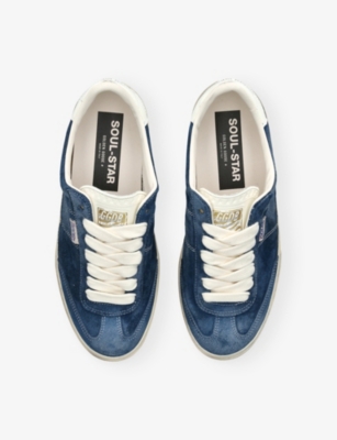 GOLDEN GOOSE: Men’s Soul Star Suede Low-Top Trainers