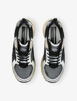 Golden Goose Leather Trainers With Mesh Panels In Multi