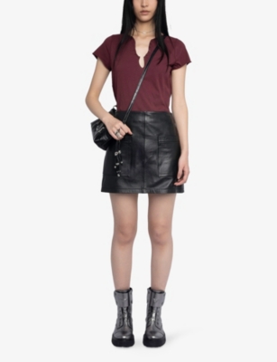 ZADIG&VOLTAIRE: Tuni Short-Sleeved Cotton-Jersey T-Shirt