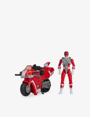 POWER RANGERS: Mighty Morphin Power Rangers Re-Ignition Tyrannosaurus Battle Bike with Red Ranger Figure