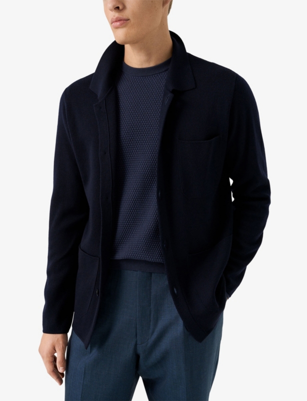 Branded Crewneck Cotton-Knit Sweatshirt