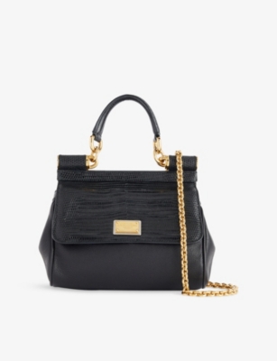 RESELFRIDGES: Pre-Loved Dolce & Gabbana Miss Sicily Small Leather Hand Bag