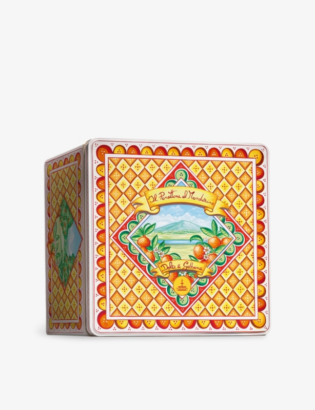 Pannettone Al Mandarino Rectangular Tin 1kg