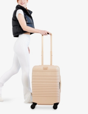 Beis Beige The Carry-on Roller 4-wheel Expandable Suitcase 58cm In Sand