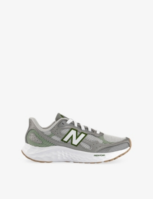 New Balance Womens Raincloud Fresh Foam Woven Low-top Trainers In Gray
