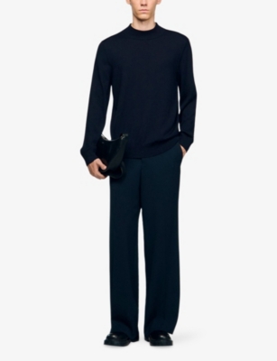 SANDRO: High-Neck Regular-Fit Wool Jumper