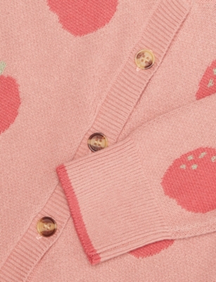 THE BONNIE MOB: Apple Regular-Fit Cotton-Knit Playsuit 0-18 Months