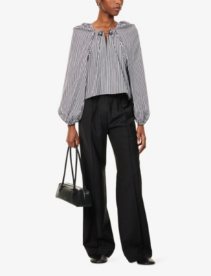 Nackiyé Grand Bazaar Striped Top In Multi