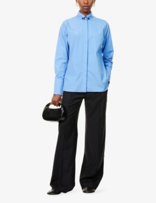 Nackiyé Womens Smoke Jimi Low-waist Corduroy Trousers In Black