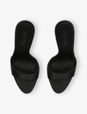 Paris Texas Womens Black Lidia 105 Suede Mules Eur 36 / 3 Uk In Black