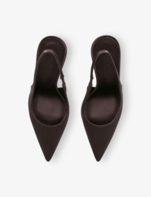 PARIS TEXAS: Lidia 105 Satin Slingback Courts