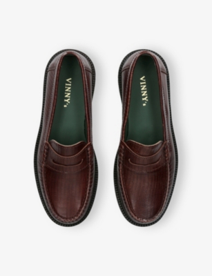 VINNY'S: Yardee Moccasin Leather Loafers