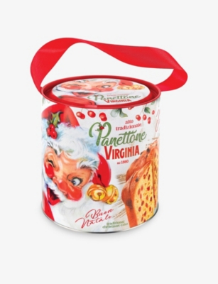 VIRGINIA: Winky Santa Panettone Round Tin 750g