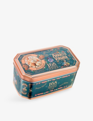 VIRGINIA: Soft Almond Amaretti 165 Years Anniversary Biscuit Tin 350g
