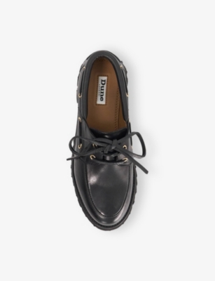 DUNE: Griffyn Leather Boat Shoes