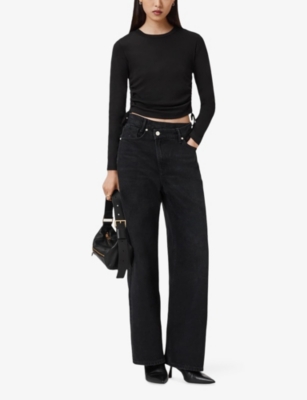 ALLSAINTS: Sonny Crewneck Long-Sleeve Cotton T-Shirt