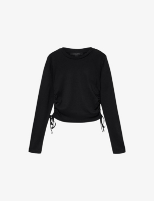 ALLSAINTS: Sonny Crewneck Long-Sleeve Cotton T-Shirt