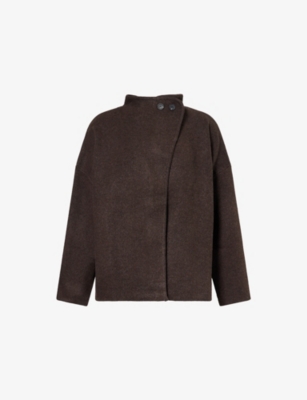 PRETTY LAVISH: Sarlina Crossover Knitted Cardigan