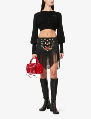 NIIHAI: Bubble Embroidered Knit Cardigan