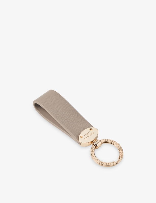 Oval Loop Leather Keyring