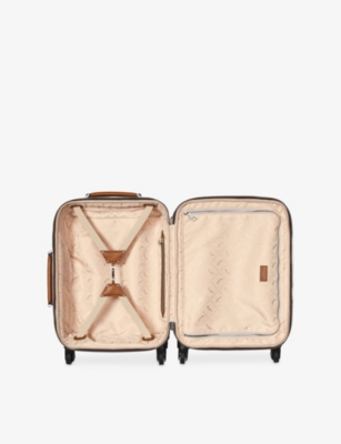 Aspinal Of London Tan Connaught Cabin Leather Suitcase In Brown