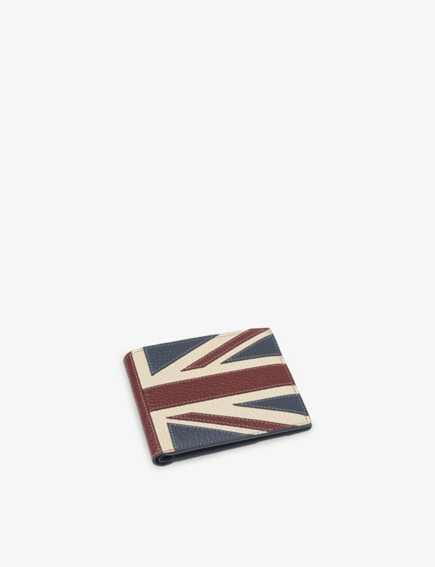 Union Jack Billfold Leather Wallet
