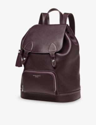 ASPINAL OF LONDON: Hudson Medium Leather Backpack