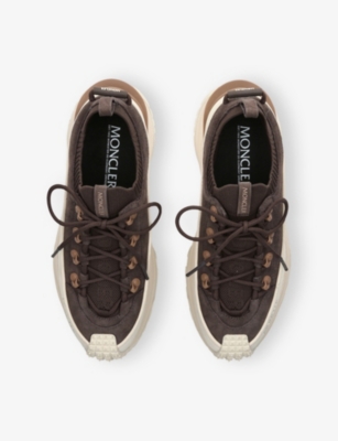 Moncler Sneakers Trailgrip Lite3 En Nubuck Et Daim In Brown