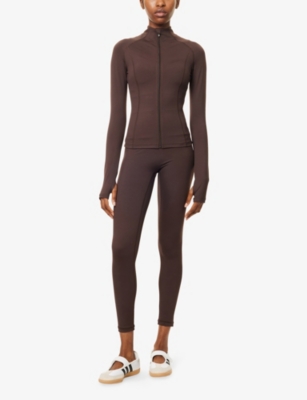 SISTERLY TRIBE: Softsculpt Zip Jersey Jacket