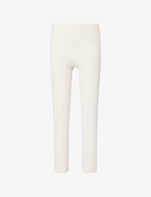 Sisterly Tribe Womens Marshmallow Softsculpt Full-length Workout Leggings Xl In White