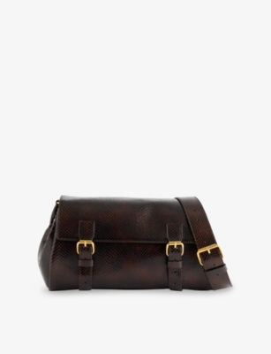 DRIES VAN NOTEN: Leather Satchel
