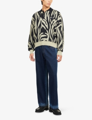 RASSVET: Safari Knitted Cotton and Wool-Blend Polo Jumper